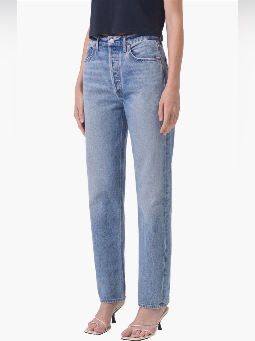 Agolde Classic 90s Pinch Waist High Waist Straight Leg Jeans